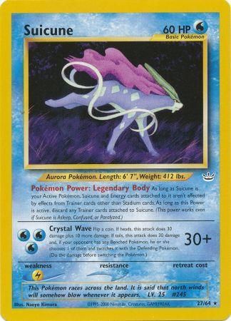 Suicune (27/64) [Neo Revelation Unlimited] | Jomio and Rueliete's Cards and Comics