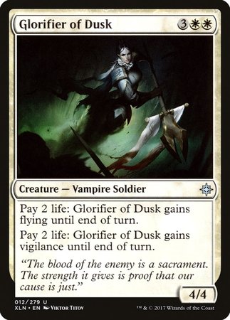 Glorifier of Dusk [Ixalan] | Jomio and Rueliete's Cards and Comics