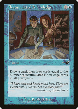 Accumulated Knowledge [Nemesis] | Jomio and Rueliete's Cards and Comics