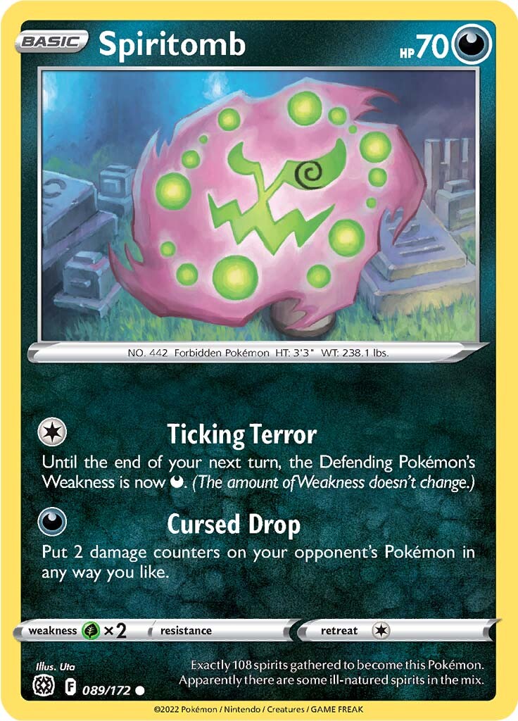 Spiritomb (089/172) [Sword & Shield: Brilliant Stars] | Jomio and Rueliete's Cards and Comics