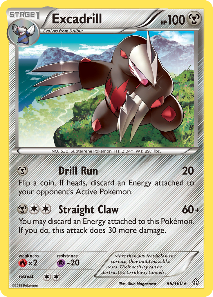 Excadrill (96/160) [XY: Primal Clash] | Jomio and Rueliete's Cards and Comics