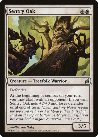 Sentry Oak [Lorwyn] | Jomio and Rueliete's Cards and Comics