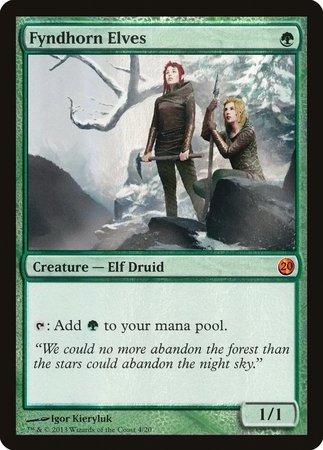 Fyndhorn Elves [From the Vault: Twenty] | Jomio and Rueliete's Cards and Comics