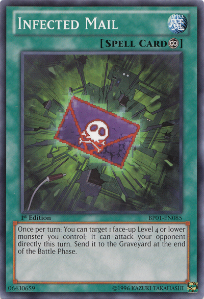 Infected Mail [BP01-EN085] Common | Jomio and Rueliete's Cards and Comics