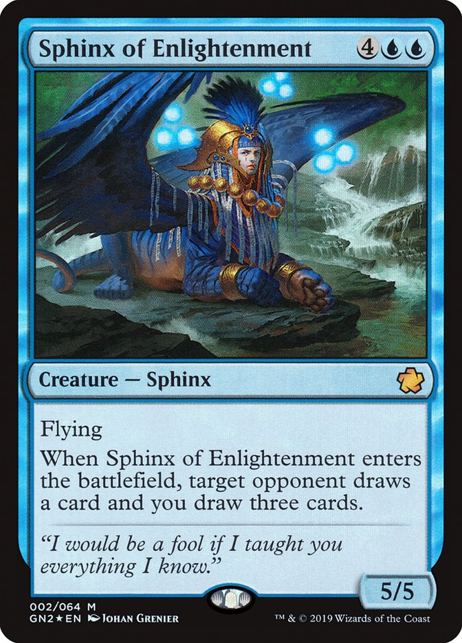 Sphinx of Enlightenment [Game Night 2019] | Jomio and Rueliete's Cards and Comics