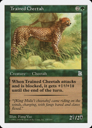 Trained Cheetah [Portal Three Kingdoms] | Jomio and Rueliete's Cards and Comics