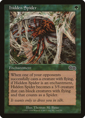 Hidden Spider [Urza's Saga] | Jomio and Rueliete's Cards and Comics