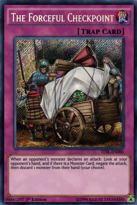 The Forceful Checkpoint [TDIL-EN080] Secret Rare | Jomio and Rueliete's Cards and Comics
