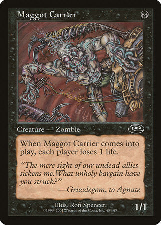 Maggot Carrier [Planeshift] | Jomio and Rueliete's Cards and Comics