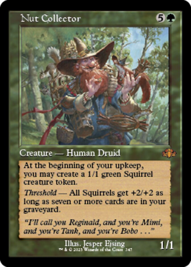 Nut Collector (Retro) [Dominaria Remastered] | Jomio and Rueliete's Cards and Comics