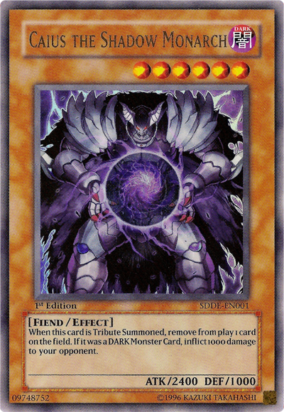 Caius the Shadow Monarch [SDDE-EN001] Ultra Rare | Jomio and Rueliete's Cards and Comics