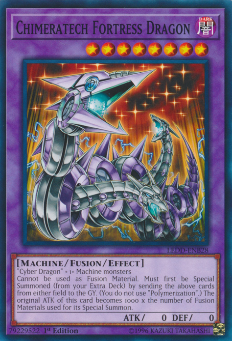 Chimeratech Fortress Dragon [LEDD-ENB28] Common | Jomio and Rueliete's Cards and Comics
