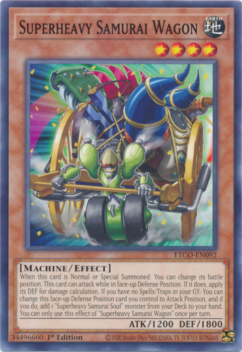 Superheavy Samurai Wagon [ETCO-EN092] Common | Jomio and Rueliete's Cards and Comics