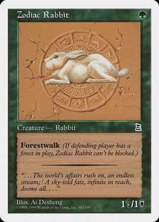 Zodiac Rabbit [Portal Three Kingdoms] | Jomio and Rueliete's Cards and Comics