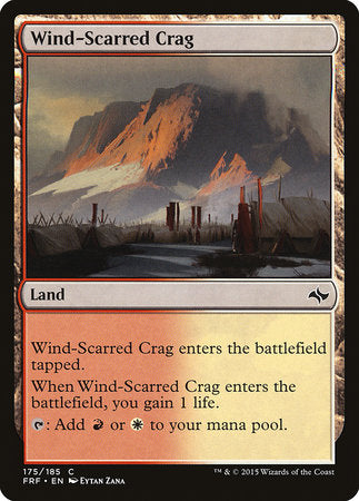 Wind-Scarred Crag [Fate Reforged] | Jomio and Rueliete's Cards and Comics