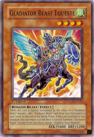 Gladiator Beast Equeste [TDGS-EN024] Common | Jomio and Rueliete's Cards and Comics