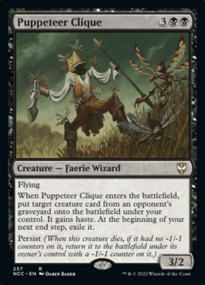 Puppeteer Clique [Streets of New Capenna Commander] | Jomio and Rueliete's Cards and Comics