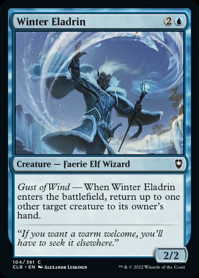 Winter Eladrin [Commander Legends: Battle for Baldur's Gate] | Jomio and Rueliete's Cards and Comics