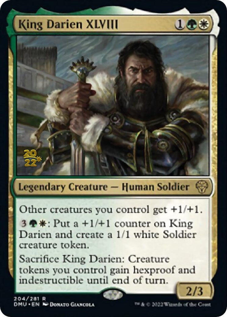 King Darien XLVIII [Dominaria United Prerelease Promos] | Jomio and Rueliete's Cards and Comics