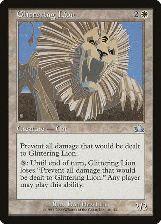 Glittering Lion [Prophecy] | Jomio and Rueliete's Cards and Comics