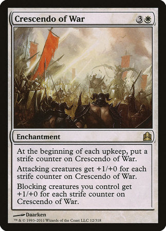 Crescendo of War [Commander 2011] | Jomio and Rueliete's Cards and Comics