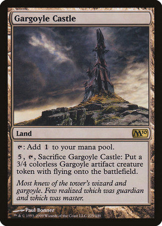 Gargoyle Castle [Magic 2010] | Jomio and Rueliete's Cards and Comics
