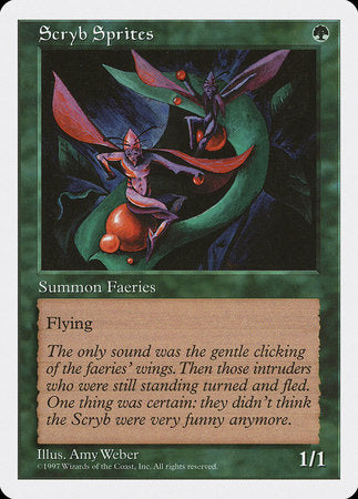 Scryb Sprites [Fifth Edition] | Jomio and Rueliete's Cards and Comics