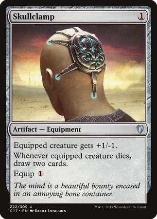 Skullclamp [Commander 2017] | Jomio and Rueliete's Cards and Comics