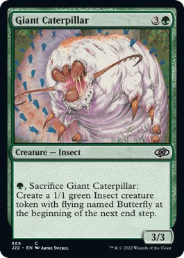 Giant Caterpillar [Jumpstart 2022] | Jomio and Rueliete's Cards and Comics