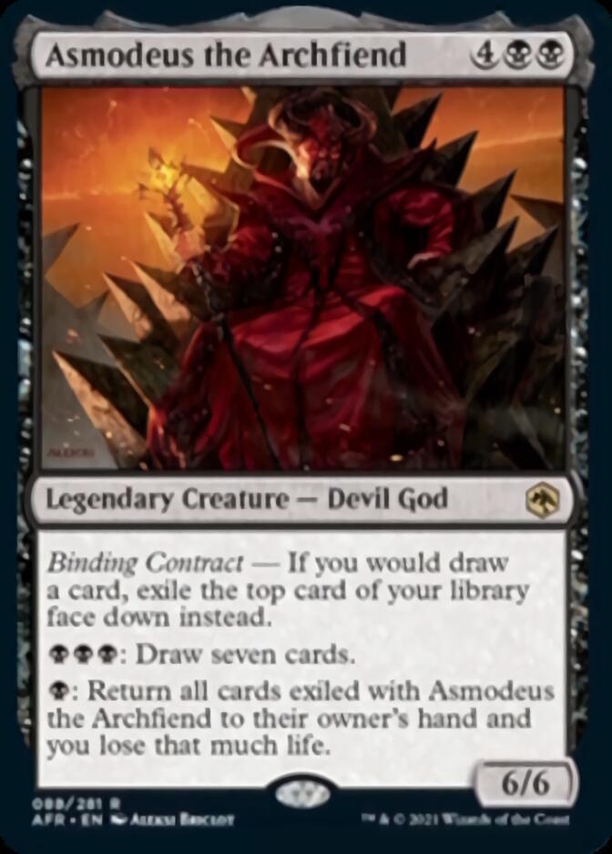 Asmodeus the Archfiend [Dungeons & Dragons: Adventures in the Forgotten Realms] | Jomio and Rueliete's Cards and Comics