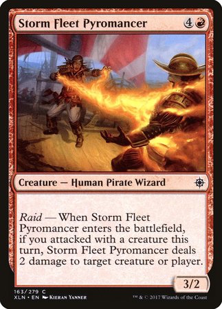 Storm Fleet Pyromancer [Ixalan] | Jomio and Rueliete's Cards and Comics
