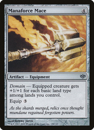 Manaforce Mace [Conflux] | Jomio and Rueliete's Cards and Comics