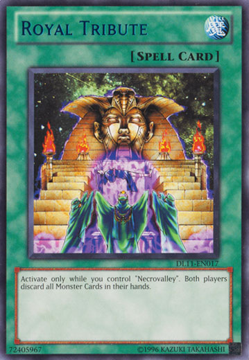 Royal Tribute (Blue) [DL11-EN017] Rare | Jomio and Rueliete's Cards and Comics