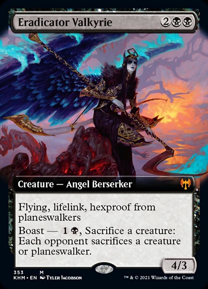 Eradicator Valkyrie (Extended Art) [Kaldheim] | Jomio and Rueliete's Cards and Comics