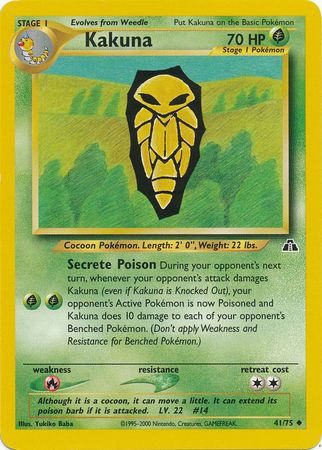 Kakuna (41/75) [Neo Discovery Unlimited] | Jomio and Rueliete's Cards and Comics