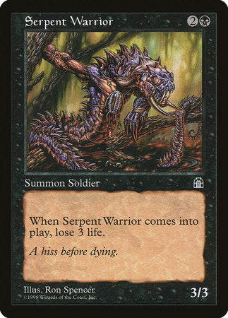 Serpent Warrior [Stronghold] | Jomio and Rueliete's Cards and Comics