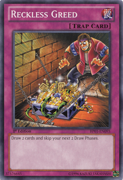 Reckless Greed [BP01-EN095] Common | Jomio and Rueliete's Cards and Comics