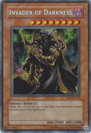 Invader of Darkness [IOC-EN111] Secret Rare | Jomio and Rueliete's Cards and Comics