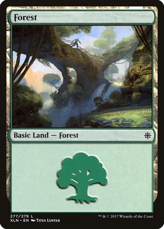 Forest (277) [Ixalan] | Jomio and Rueliete's Cards and Comics