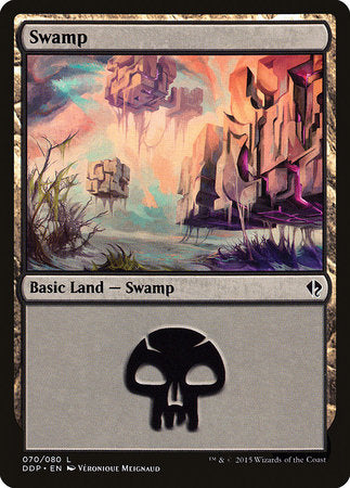 Swamp (70) [Duel Decks: Zendikar vs. Eldrazi] | Jomio and Rueliete's Cards and Comics
