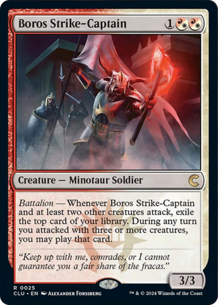 Boros Strike-Captain [Ravnica: Clue Edition] | Jomio and Rueliete's Cards and Comics