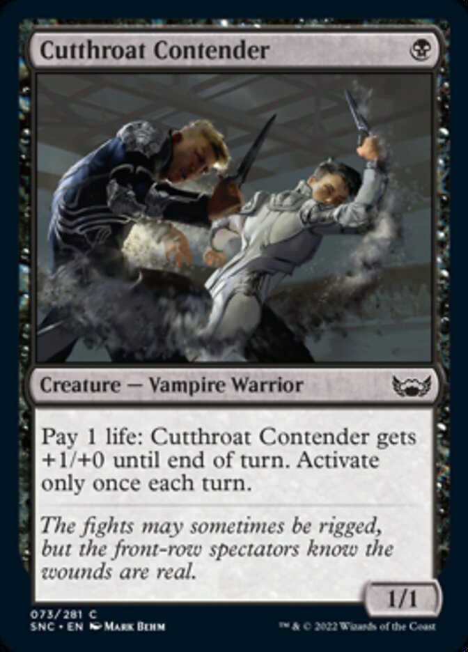 Cutthroat Contender [Streets of New Capenna] | Jomio and Rueliete's Cards and Comics