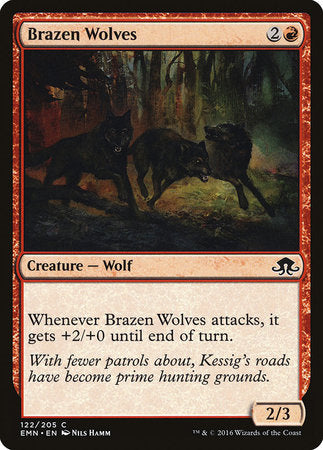 Brazen Wolves [Eldritch Moon] | Jomio and Rueliete's Cards and Comics