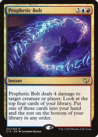 Prophetic Bolt [Commander 2015] | Jomio and Rueliete's Cards and Comics