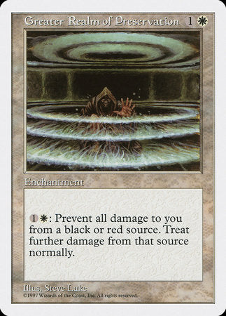 Greater Realm of Preservation [Fifth Edition] | Jomio and Rueliete's Cards and Comics