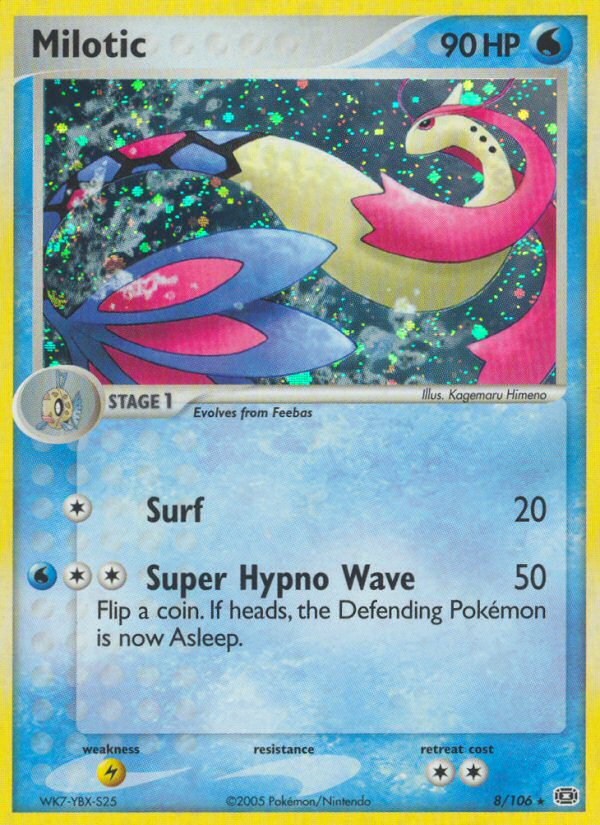 Milotic (8/106) [EX: Emerald] | Jomio and Rueliete's Cards and Comics