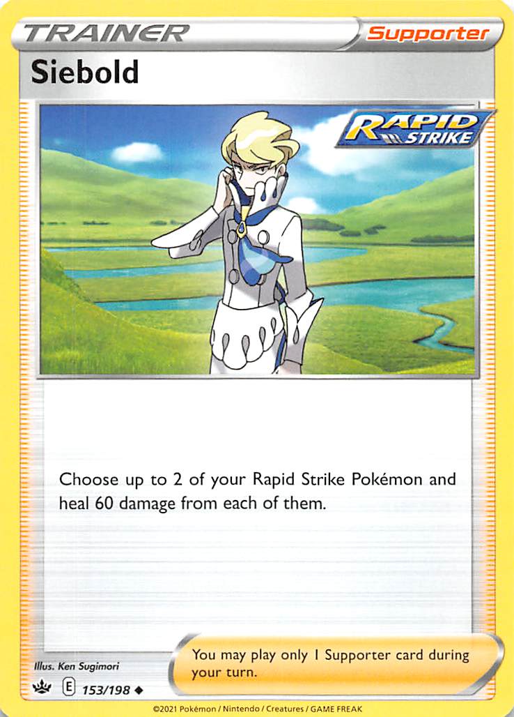 Siebold (153/198) [Sword & Shield: Chilling Reign] | Jomio and Rueliete's Cards and Comics