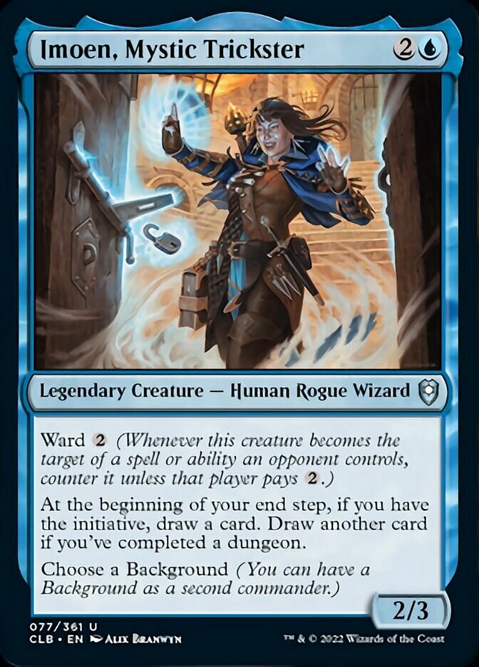 Imoen, Mystic Trickster [Commander Legends: Battle for Baldur's Gate] | Jomio and Rueliete's Cards and Comics