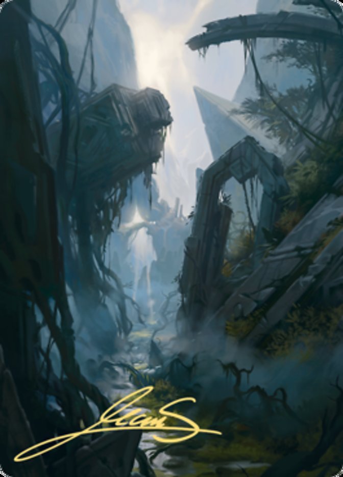 Swamp 2 Art Card (Gold-Stamped Signature) [Zendikar Rising Art Series] | Jomio and Rueliete's Cards and Comics