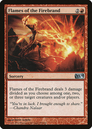 Flames of the Firebrand [Magic 2014] | Jomio and Rueliete's Cards and Comics